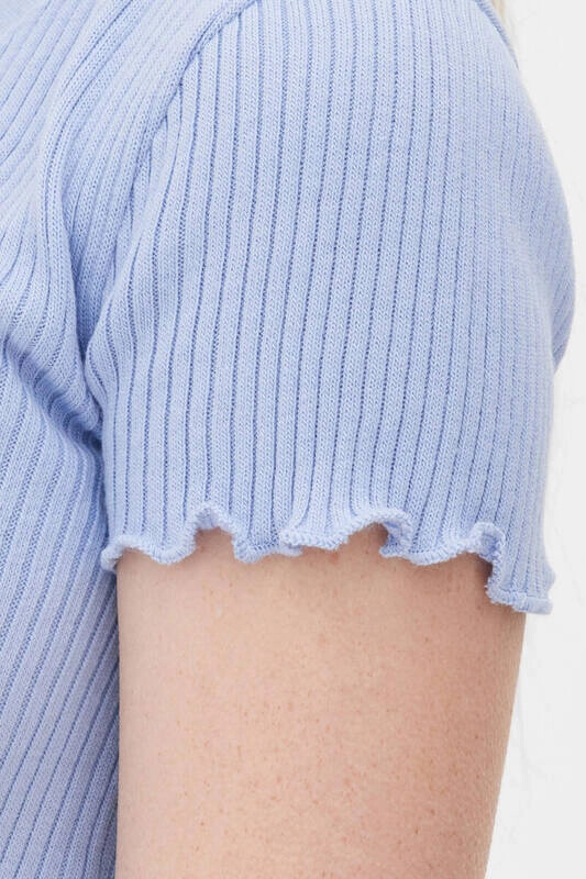 Kadın Lila Kısa Kollu Triko Hırka Bluz (zck0528)