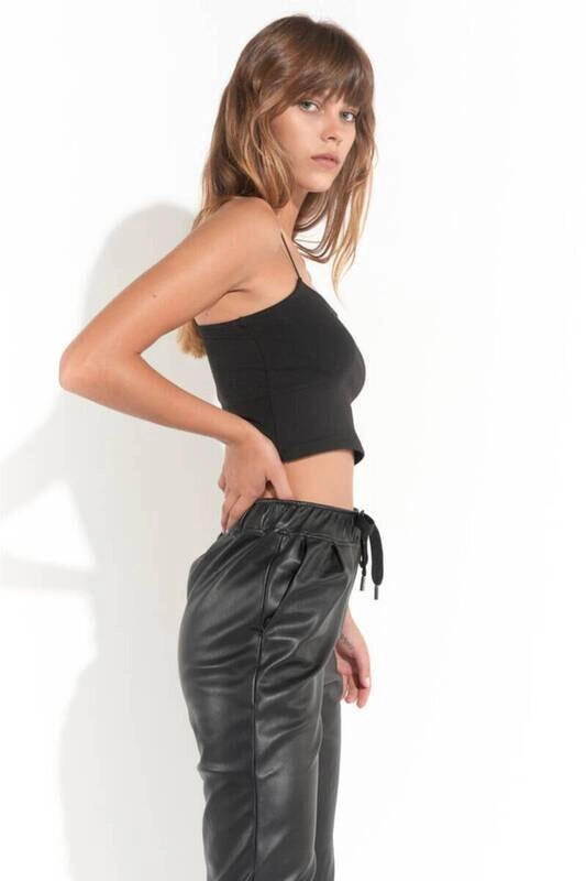 Kadın Siyah İp Askılı Basic Büstiyer (ZCK0175)