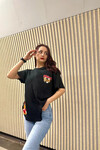 Kadın Dream Baskılı Oversize T-Shirt (zck0778)
